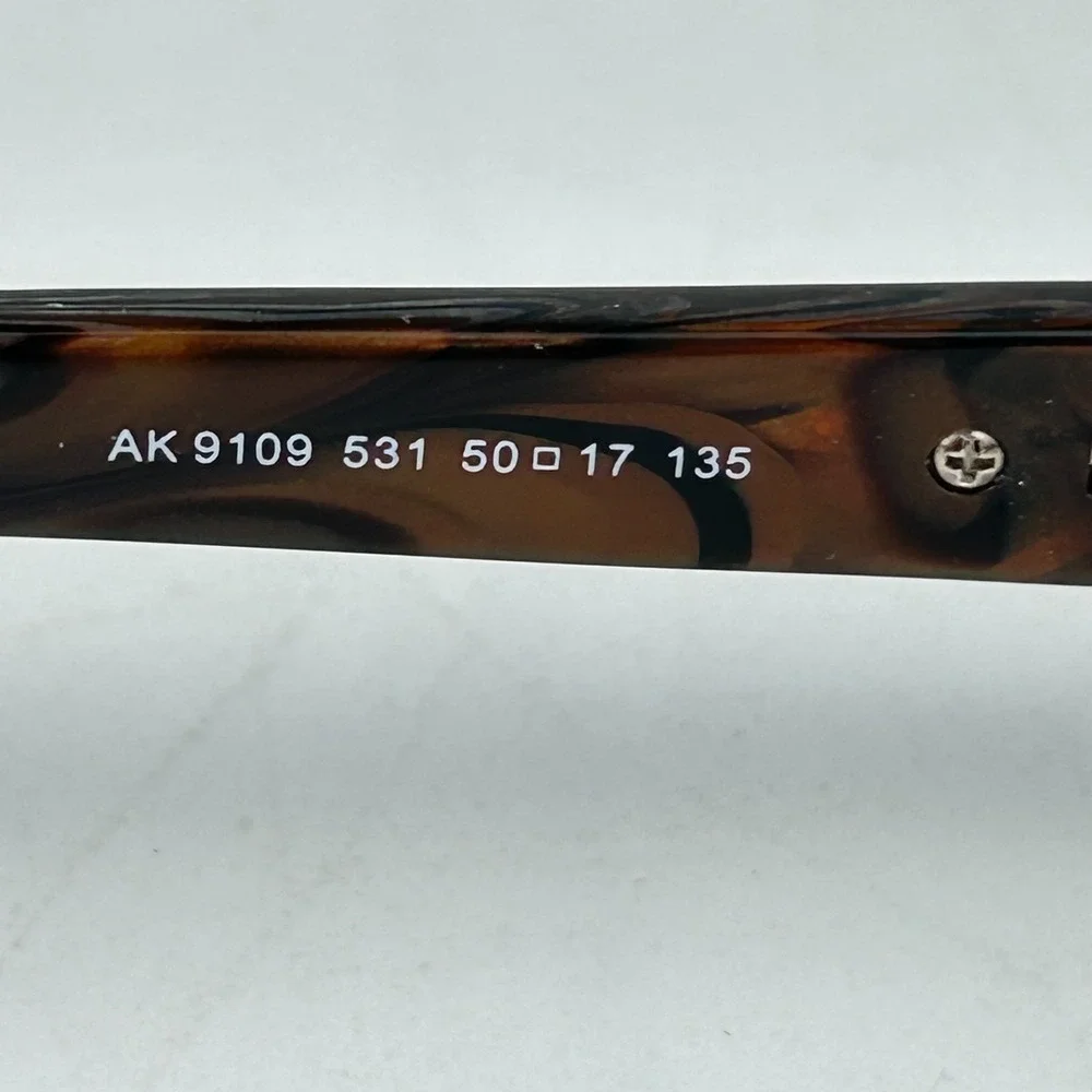 Anne Klein AK 9109 531 Womens Eyeglasses Frame Brown Half‎ Rim 50-17-135 mm